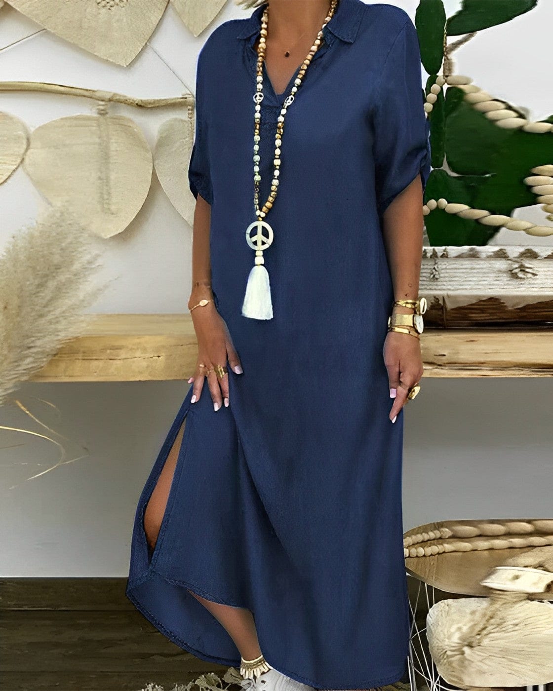 LP | Abito in stile denim