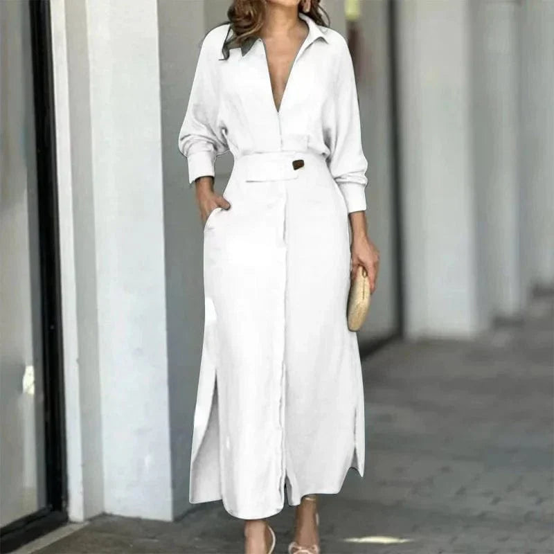LP | Abito midi con tasche laterali