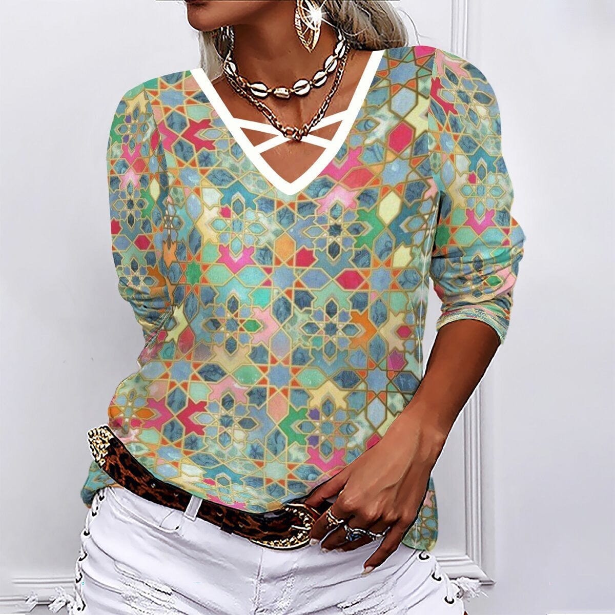 LP | Janssen - Top elegante colorato