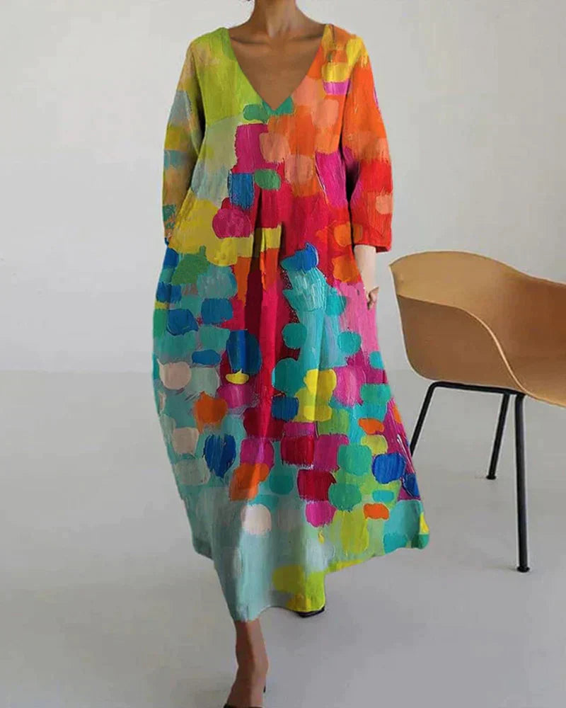 LP | Maxi abito estivo elegante e colorato