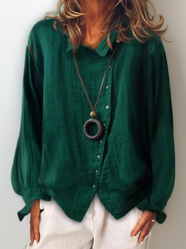 LP | Olivia┃Camicia a maniche lunghe con bottoni