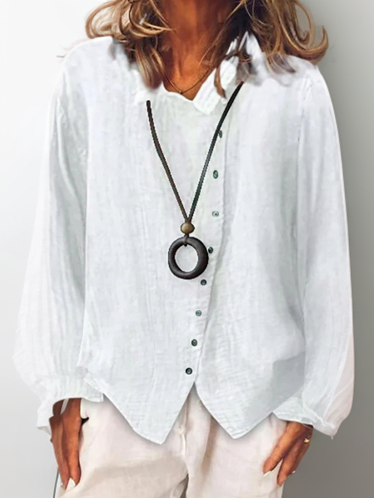 LP | Olivia┃Camicia a maniche lunghe con bottoni