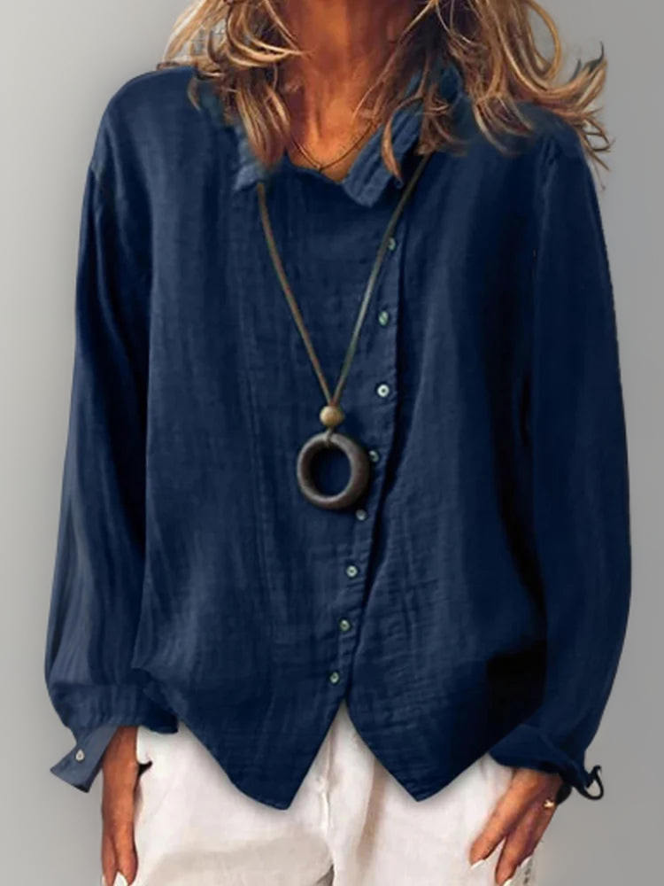 LP | Olivia┃Camicia a maniche lunghe con bottoni