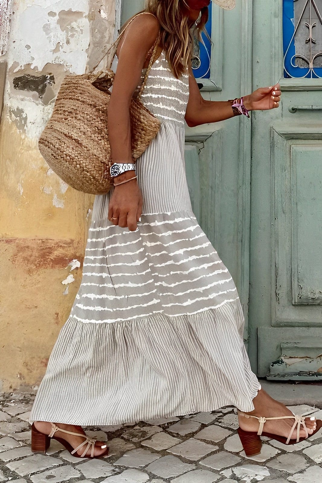 LP | Lavigne - Maxi abito beige