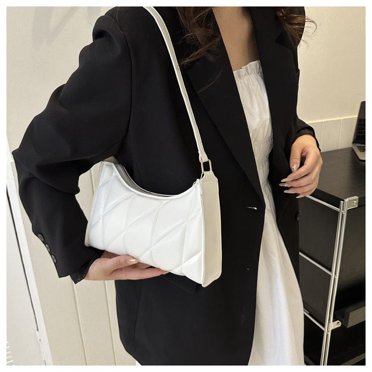 LP | Borsa a tracolla con design a diamante