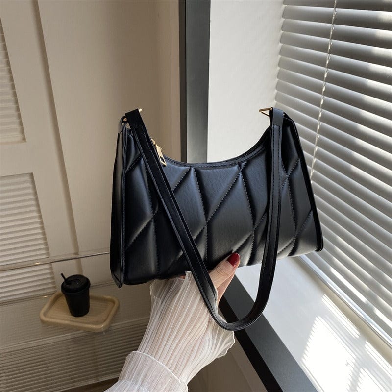 LP | Borsa a tracolla con design a diamante