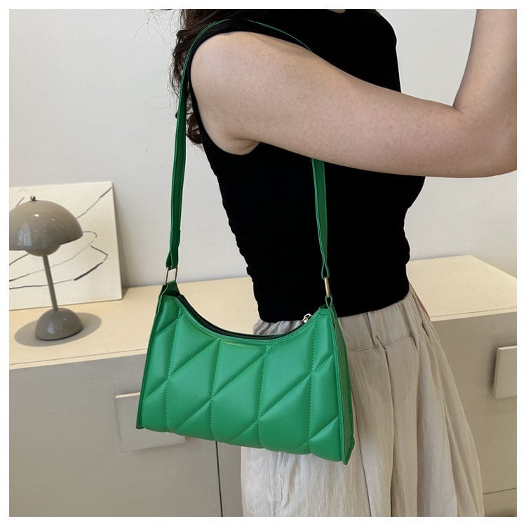 LP | Borsa a tracolla con design a diamante
