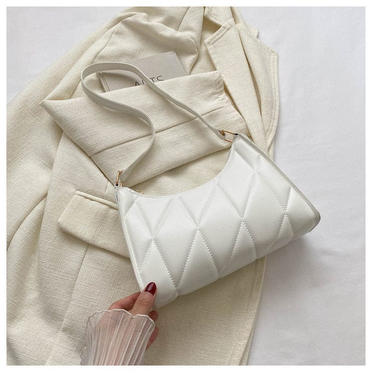LP | Borsa a tracolla con design a diamante