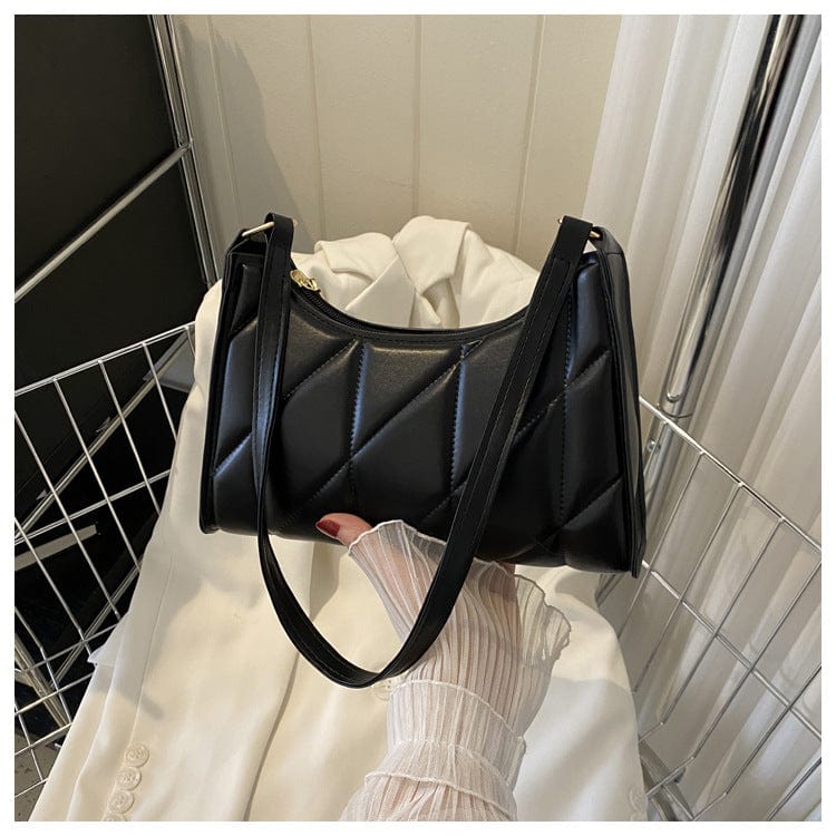 LP | Borsa a tracolla con design a diamante