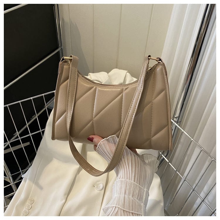 LP | Borsa a tracolla con design a diamante