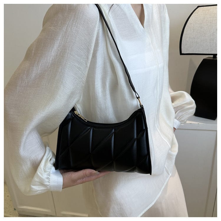 LP | Borsa a tracolla con design a diamante