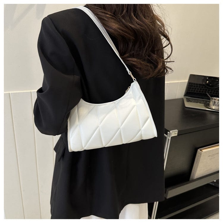 LP | Borsa a tracolla con design a diamante