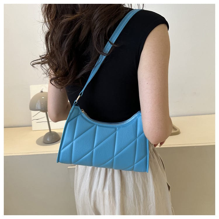 LP | Borsa a tracolla con design a diamante