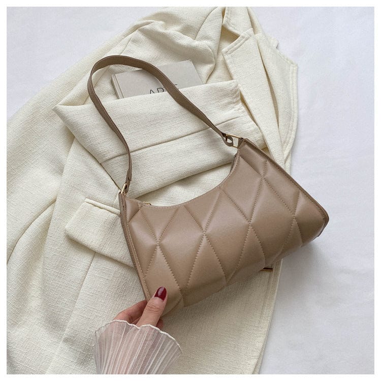 LP | Borsa a tracolla con design a diamante