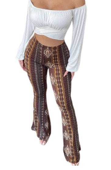 LP | Leggings a vita alta e pantaloni svasati