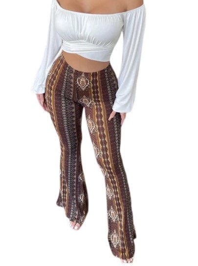 LP | Leggings a vita alta e pantaloni svasati
