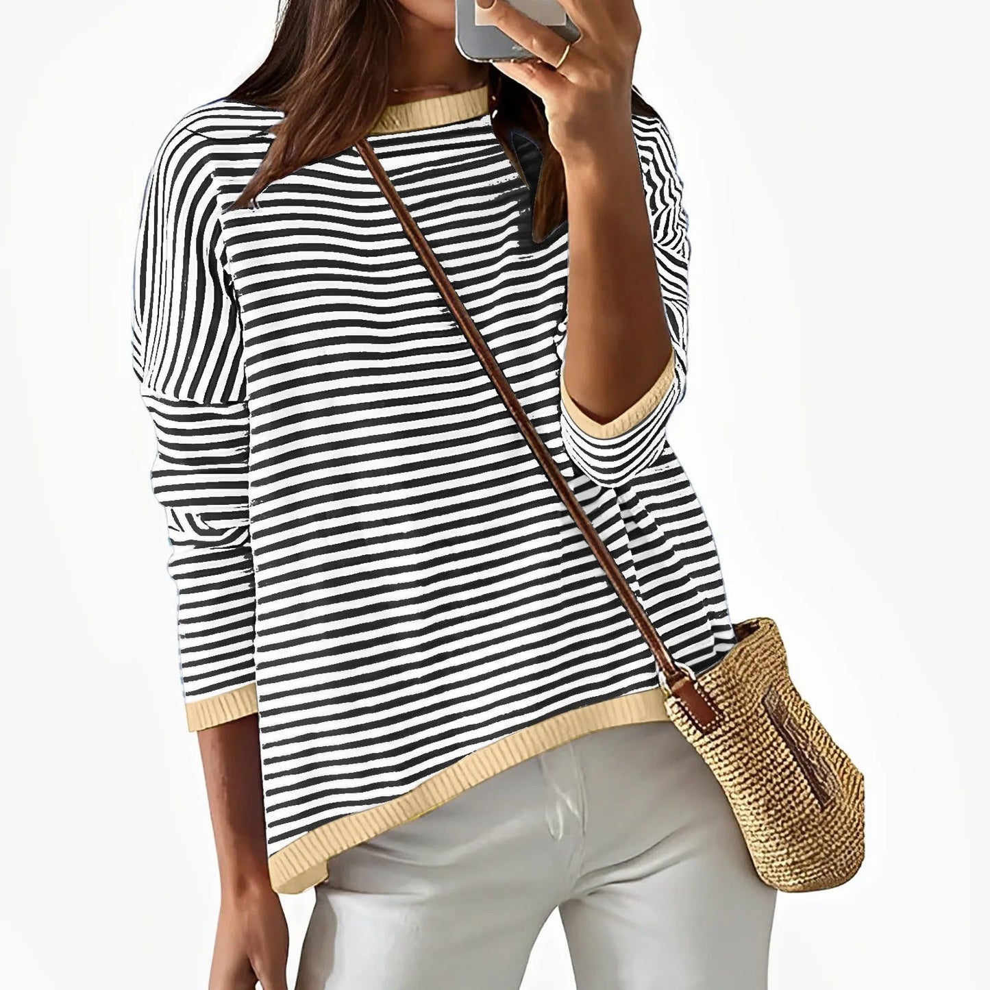 LP | Camicia a maniche lunghe in cotone a righe