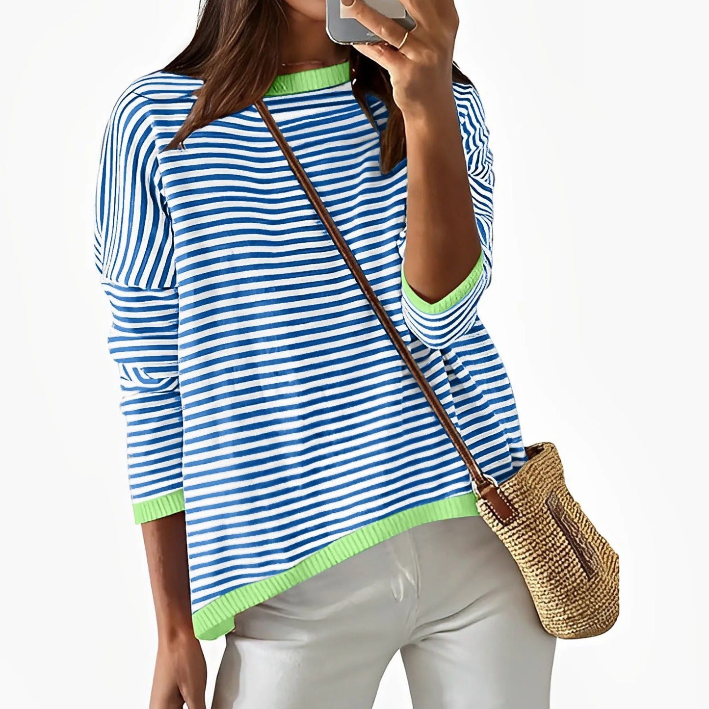 LP | Camicia a maniche lunghe in cotone a righe