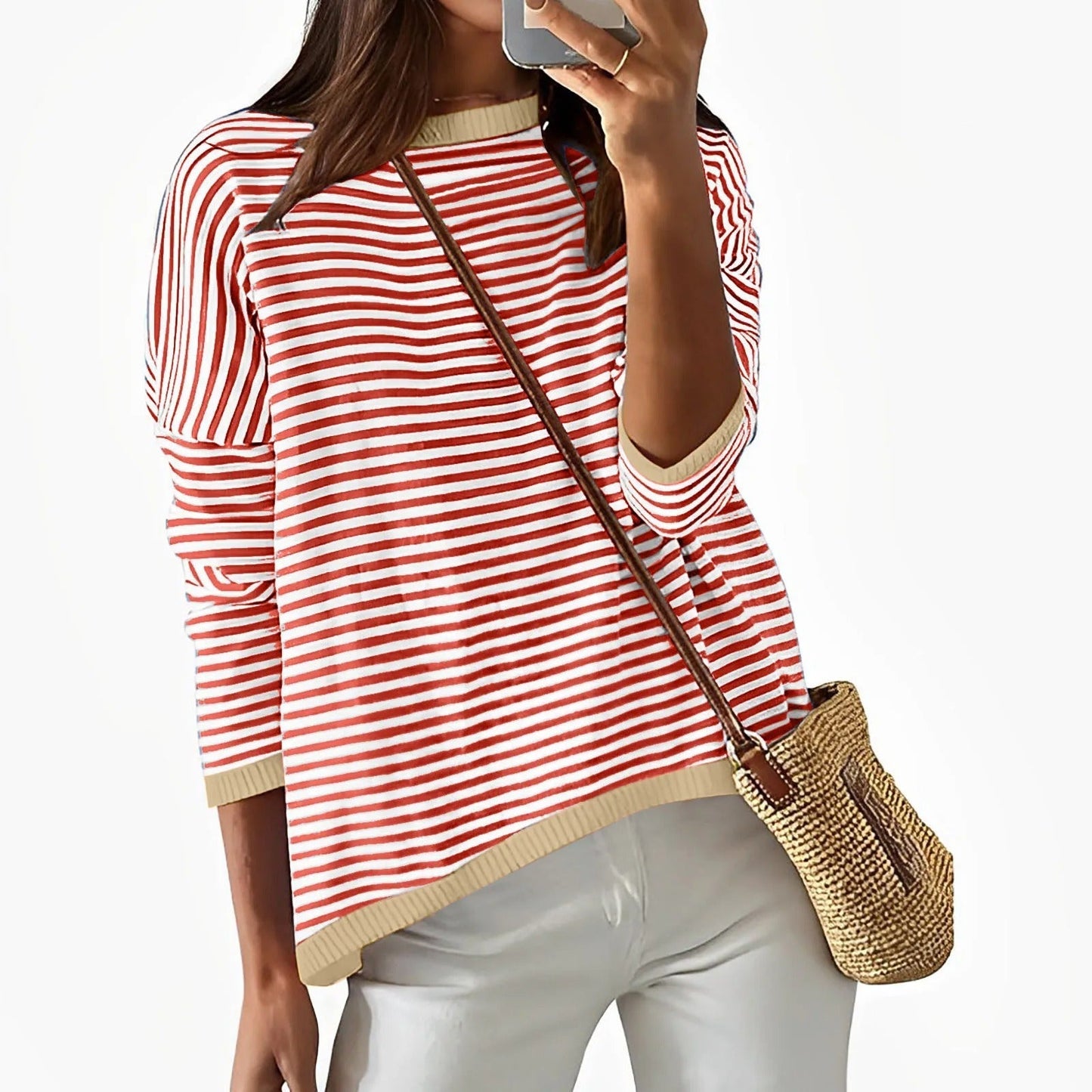 LP | Camicia a maniche lunghe in cotone a righe