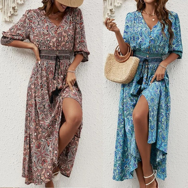 LP | Maxi abito boho con spacco