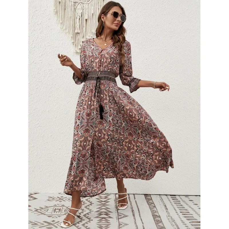 LP | Maxi abito boho con spacco