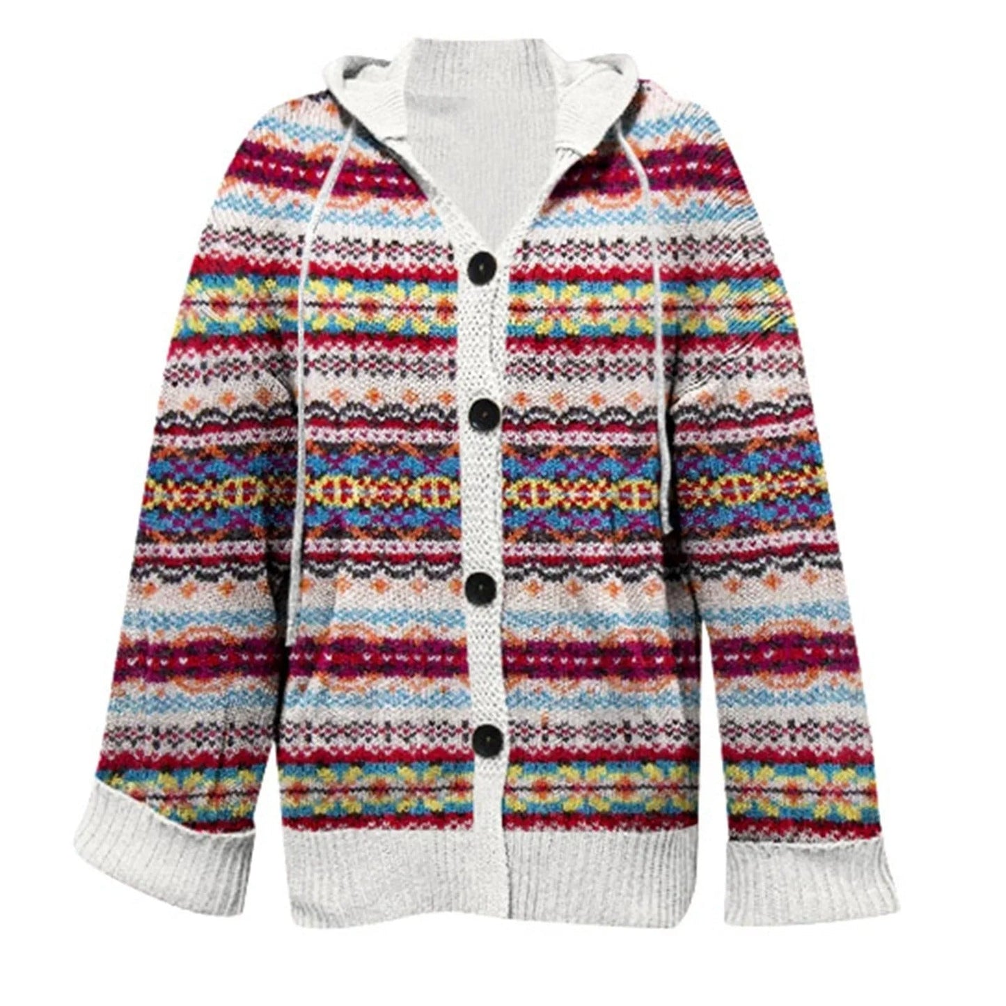 LP | Cardigan da donna vintage in jacquard