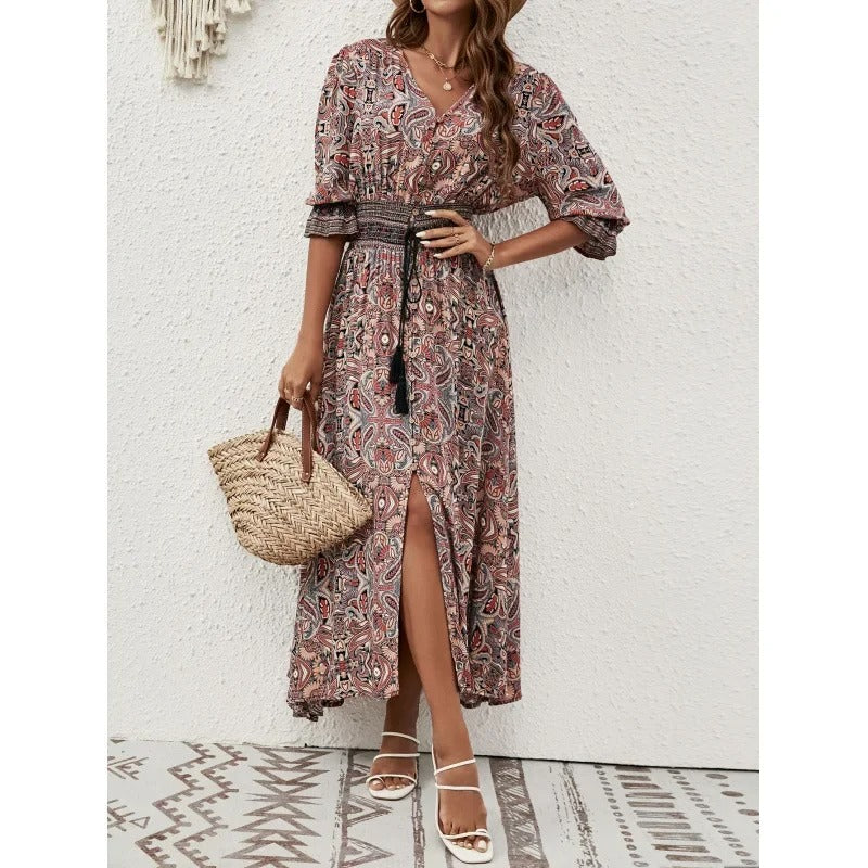 LP | Maxi abito boho con spacco