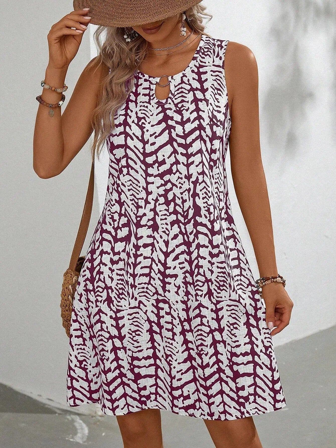 LP | Mini abito senza maniche Boho Vintage