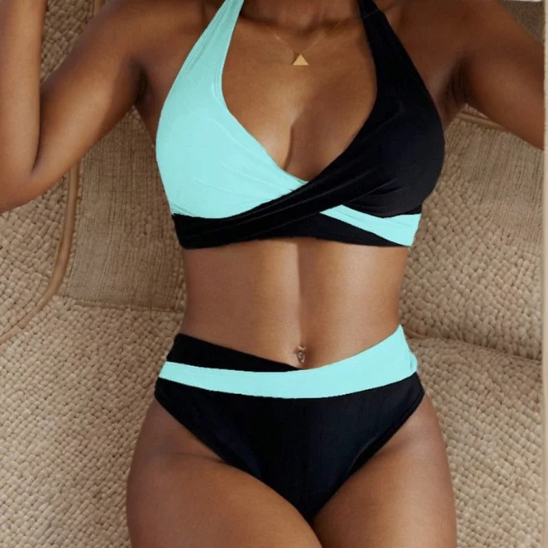 LP | Sexy bikini senza schienale con cinturino incrociato