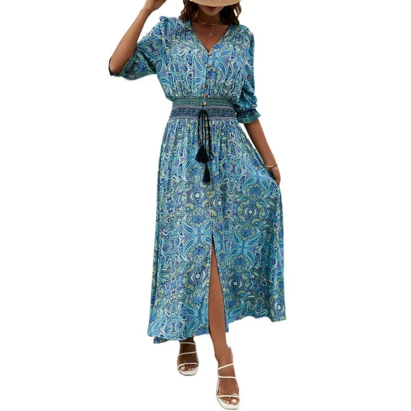 LP | Maxi abito boho con spacco