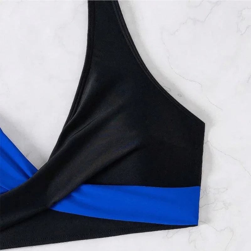 LP | Sexy bikini senza schienale con cinturino incrociato