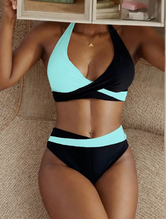 LP | Sexy bikini senza schienale con cinturino incrociato