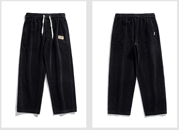LP | Pantaloni di velluto a coste alla moda per uomo in stile vintage