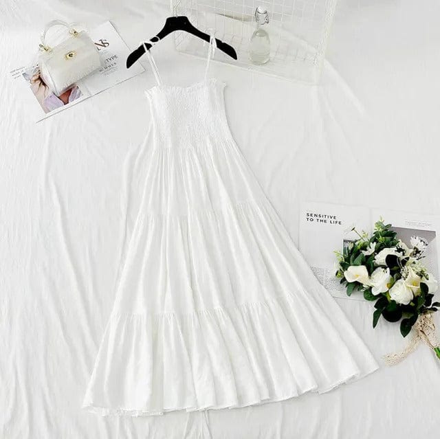 LP | Abito sexy a balze monocromatico