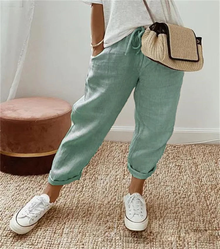 LP | Pantaloni di corda arrotolati