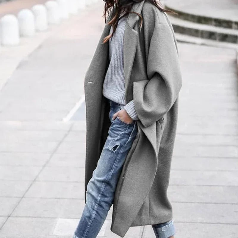 LP | Cappotto elegante con revers oversize