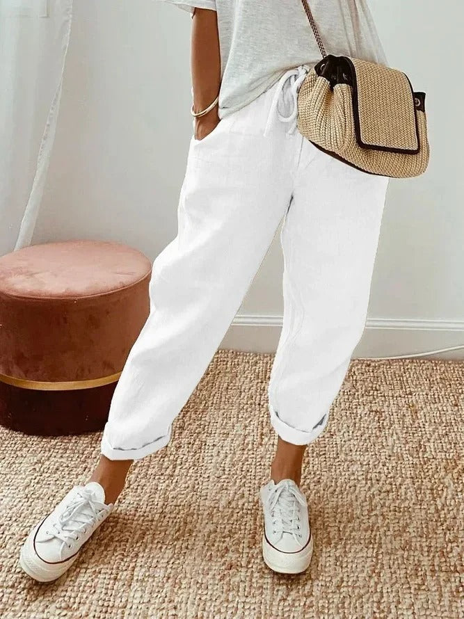 LP | Pantaloni di corda arrotolati