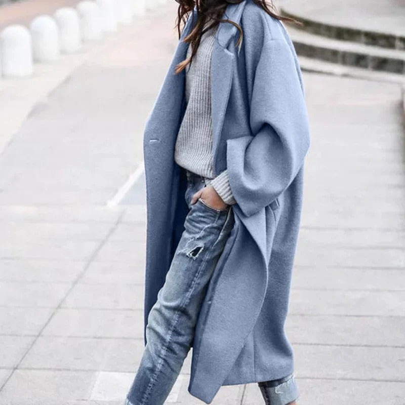 LP | Cappotto elegante con revers oversize