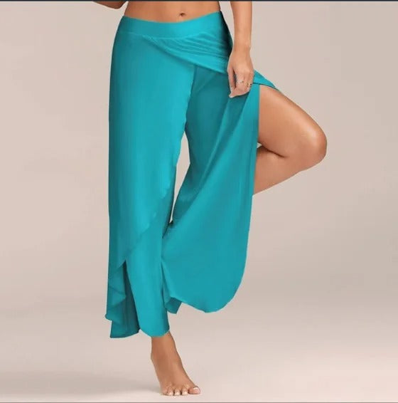 LP | Pantaloni da yoga dal taglio ampio e dal design monocromatico