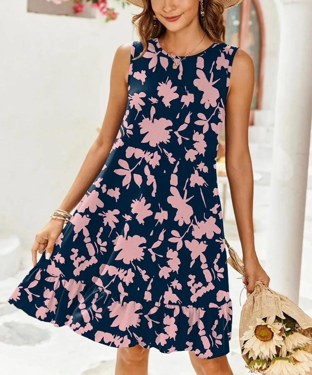 LP | Vestito midi con stampa bohémien