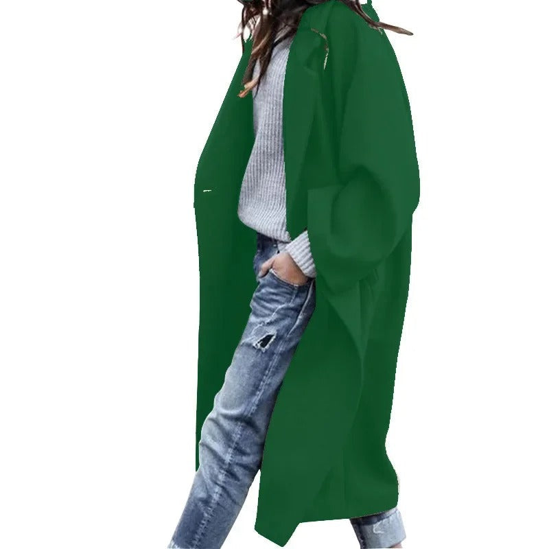 LP | Cappotto elegante con revers oversize