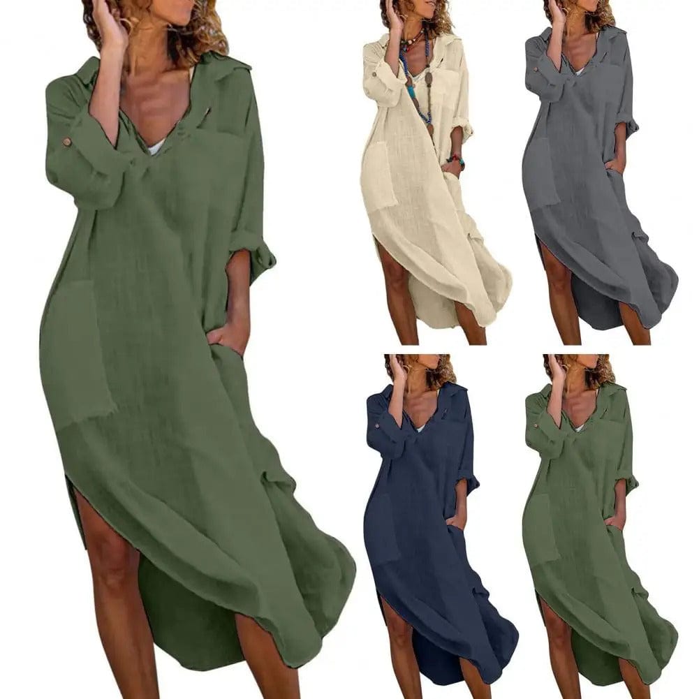 LP | Abito a camicia vintage allentato
