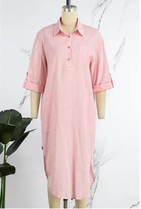 LP | Abito a camicia vintage allentato
