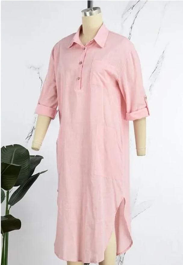 LP | Abito a camicia vintage allentato