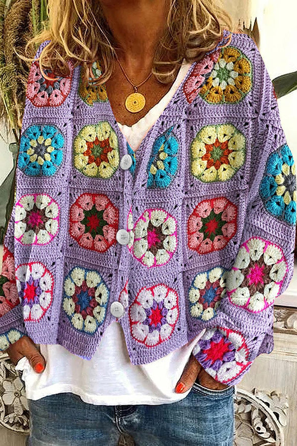 LP | Cardigan boho vintage