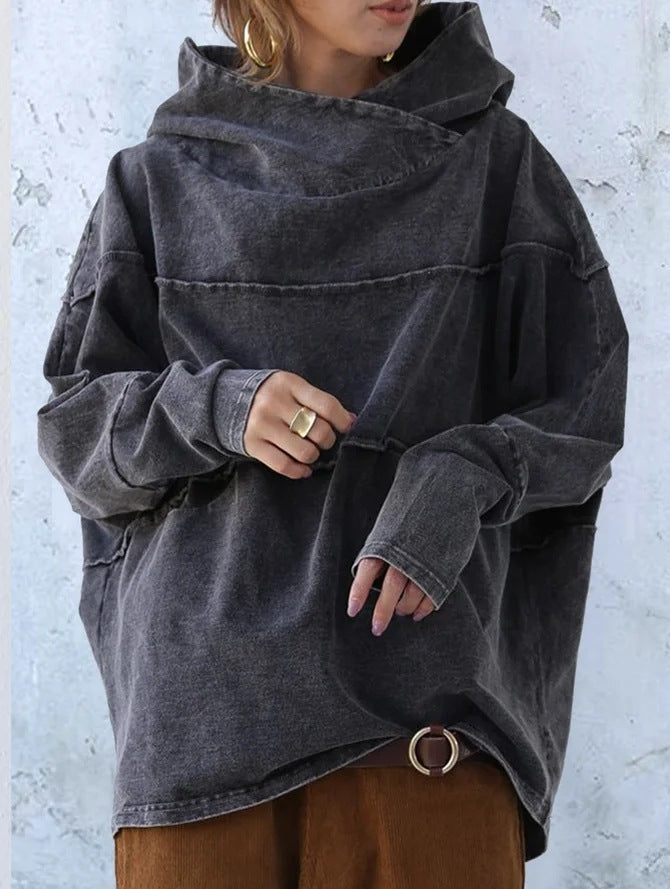 LP | Felpa con cappuccio in denim