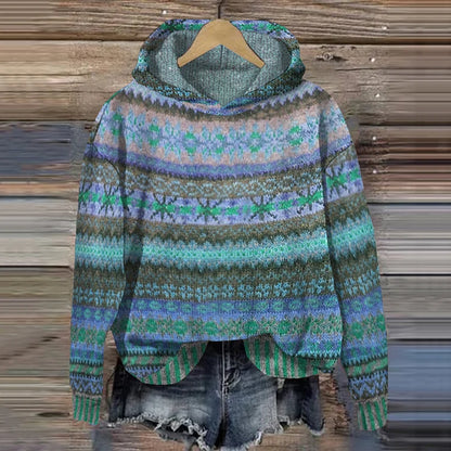 LP | Felpa con cappuccio a fantasia Cosy