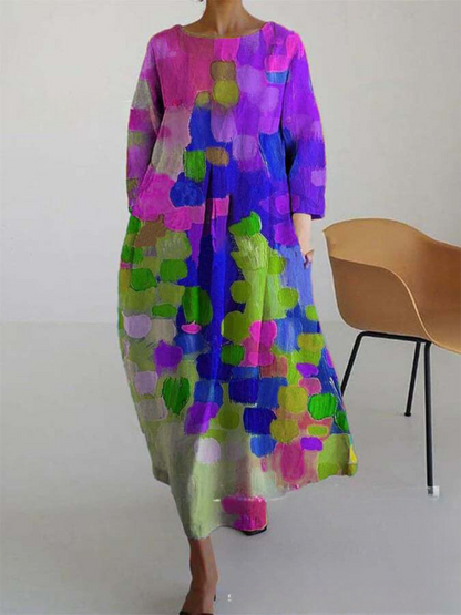 LP | Maxi abito estivo elegante e colorato