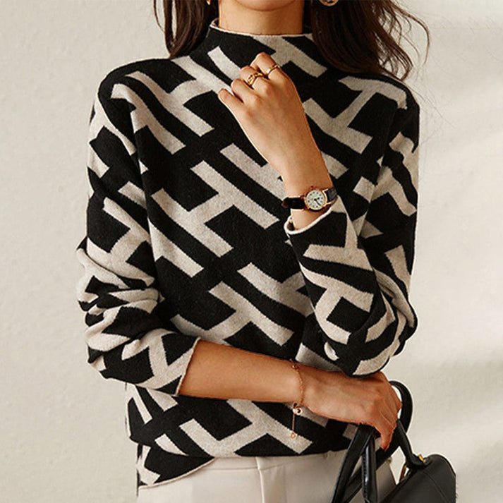 LP | Maglia geometrica chic