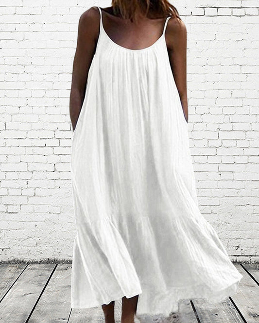 LP | Maxi abito estivo bianco